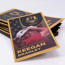 Ryder Cup 2025 Keegan Bradley 24K Gold Print – Bethpage Black Limited Edition (50 mg Pure Gold)