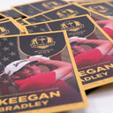 Ryder Cup 2025 Keegan Bradley 24K Gold Print – Bethpage Black Limited Edition (50 mg Pure Gold)