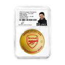 1oz Gold Collectible Coin – Arsenal Premier League Champions 2026 (Signed by Arteta)