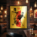 24K Gold Poster – Arsenal Team Stack